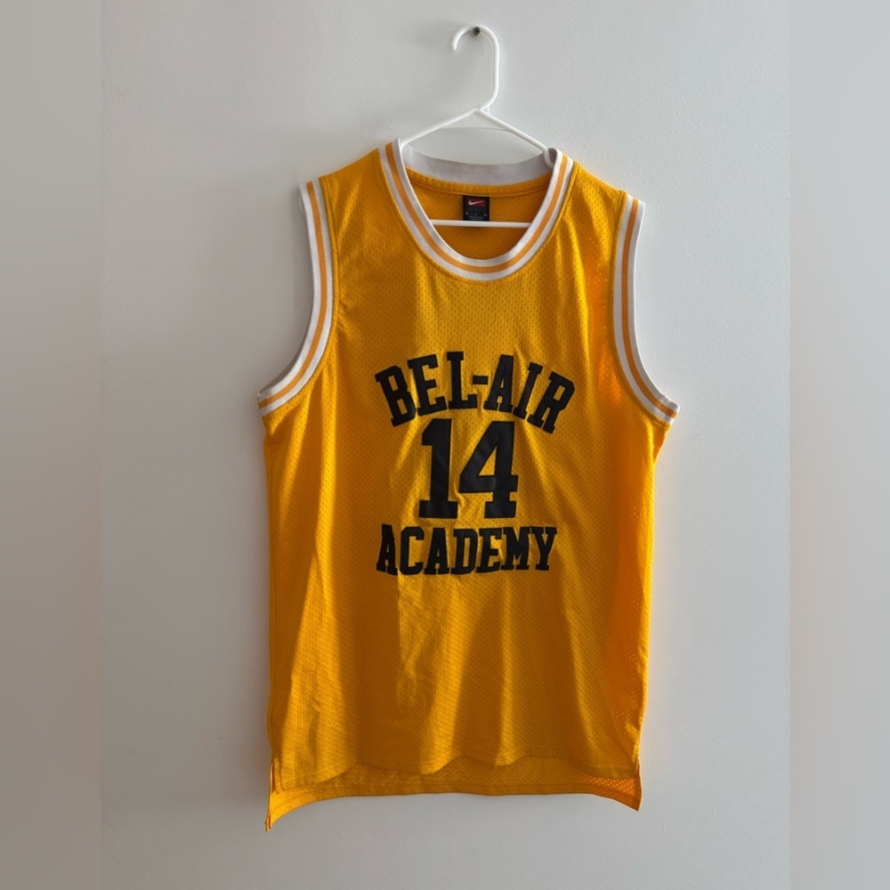 Nike Yellow Bel-Air Academy Basketball Jersey